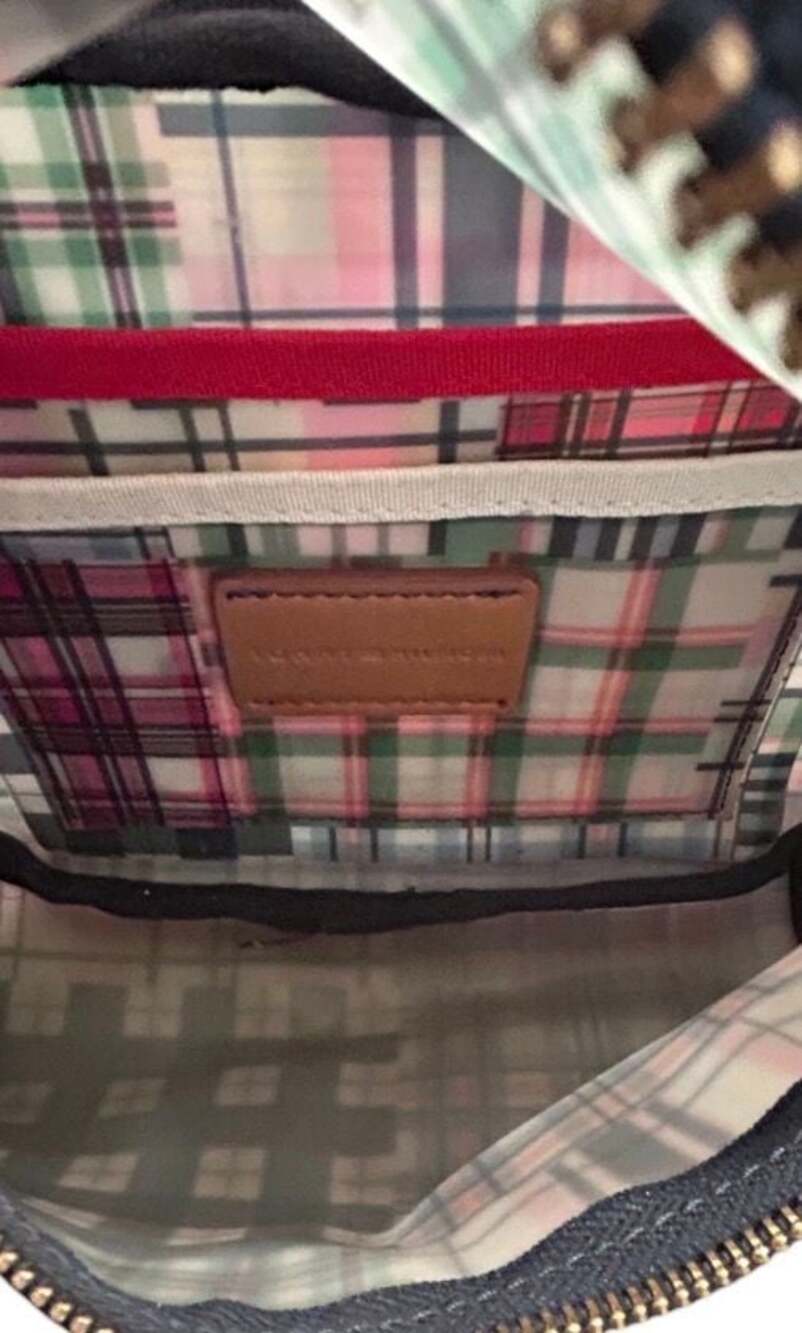 Y2K Tommy Hilfiger Plaid Print Belt Bag Fanny Pack - Picture 9 of 10